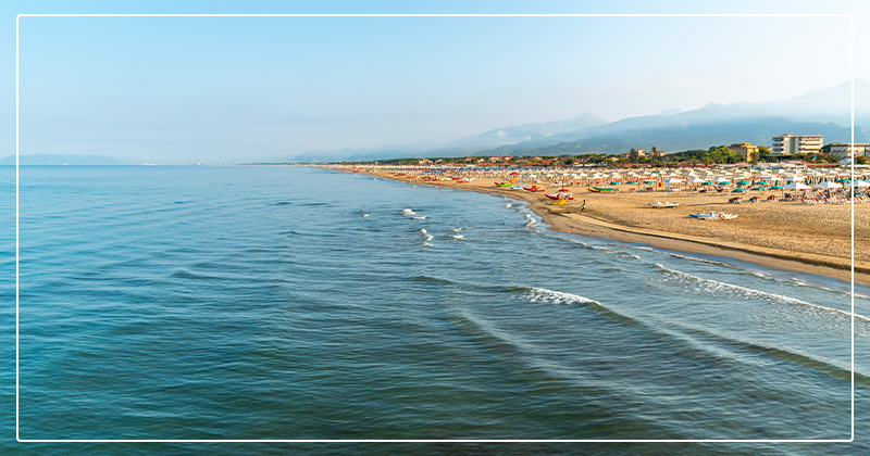 Dove fare SUP in Toscana: Marina di Pietrasanta