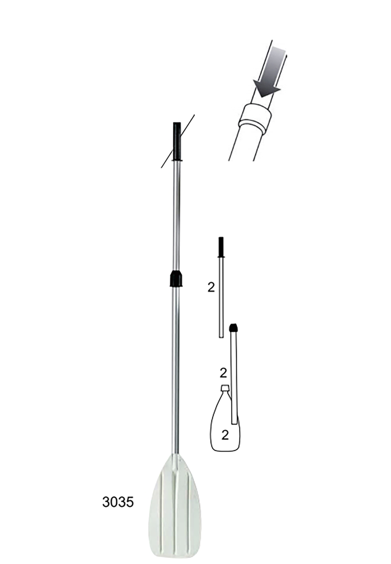 3035/SC alu oar