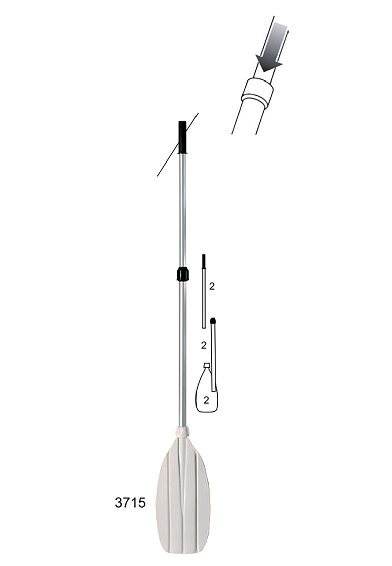 3715/SC alu oar