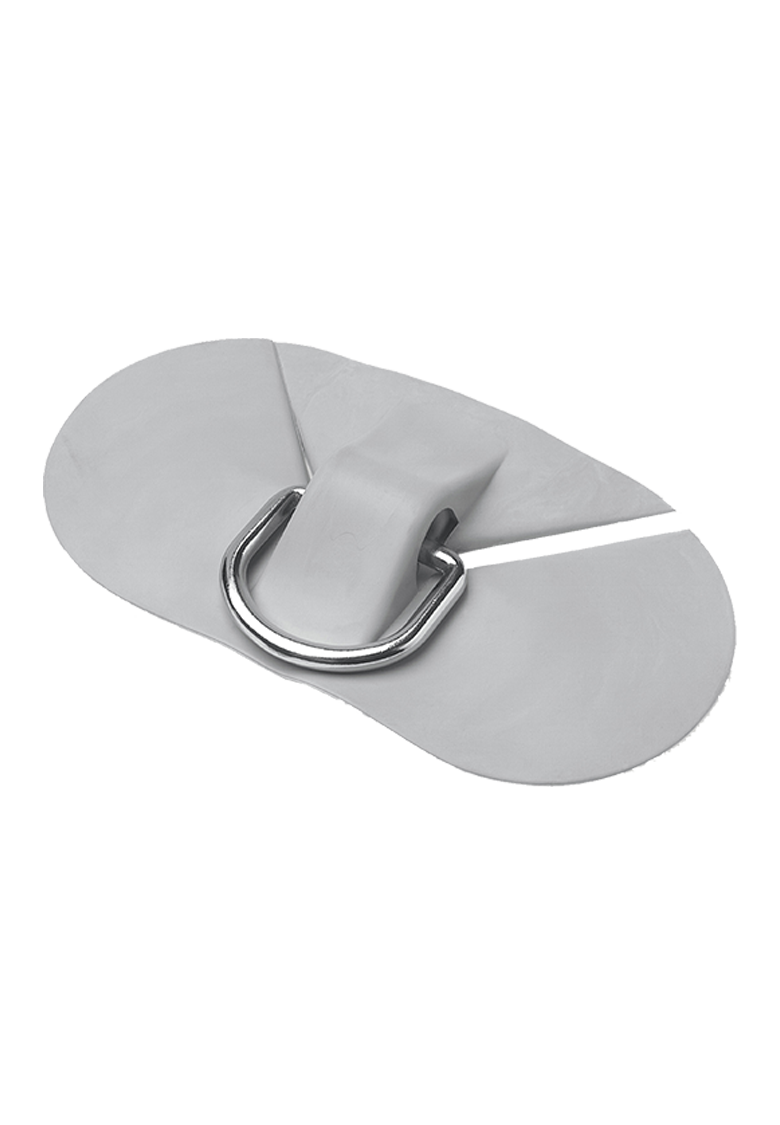 Placca ormeggio 110 con anello / GRIGIO - PVC